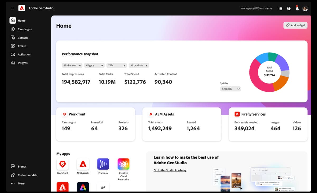 Adobe reagiert auf wachsenden Content-Bedarf und erweitert GenStudio für Marketing- und