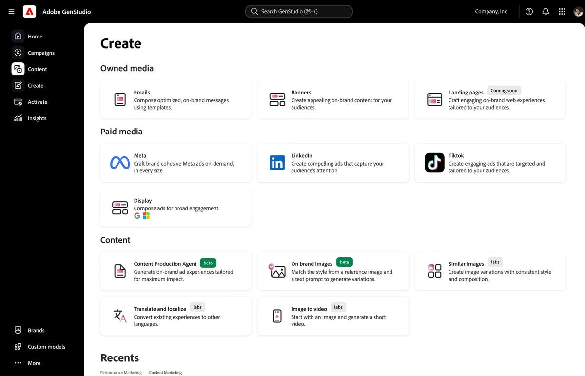 Adobe GenStudio stellt neue skalierte Funktionen für die Content-Produktion, erweiterte