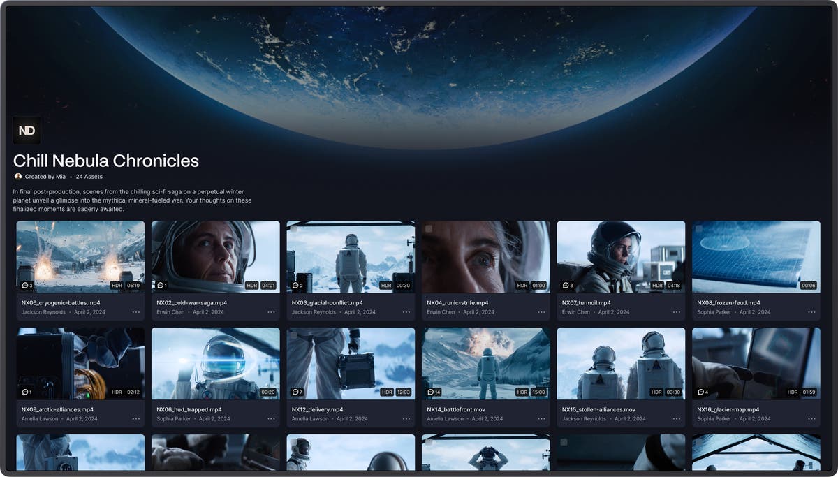 Materialien zu Frame.io, einem Tool der nächsten Generation