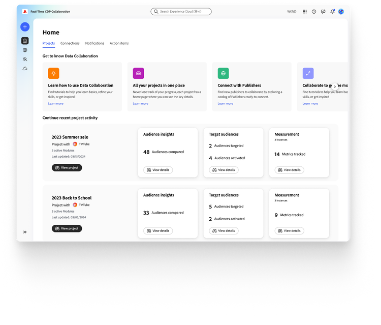 Real-Time CDP Collaboration Home Page