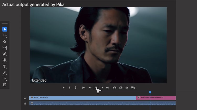 AI for Pro Video – Video frame of man looking down image