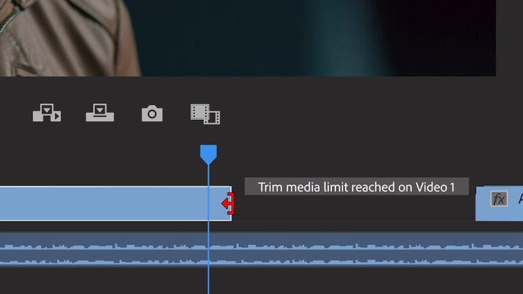 AI for Pro Video – Video timeline UI trim tool image