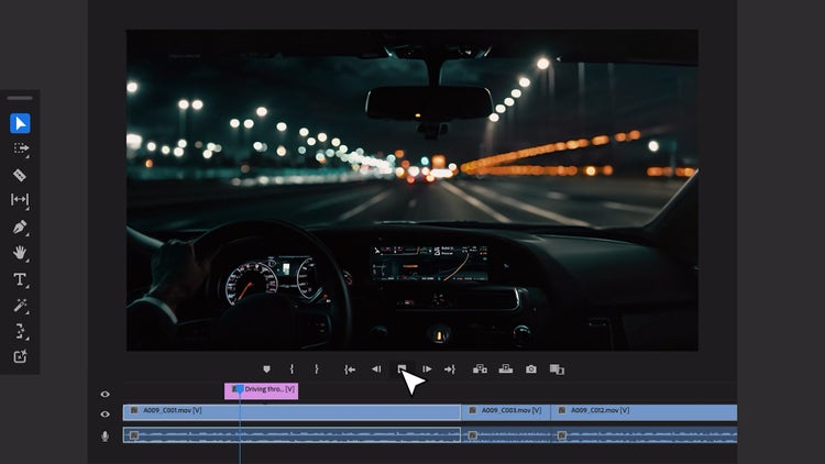 AI for Pro Video – Video frame UI image