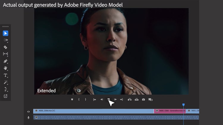 AI for Pro Video – Video frame with close-up of person image