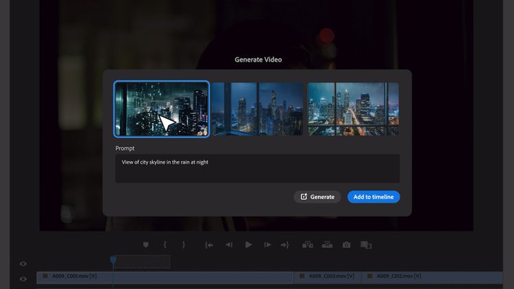 AI for Pro Video – Generate video modal prompt image