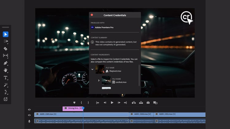 AI for Pro Video – Video inside card with CR modal image
