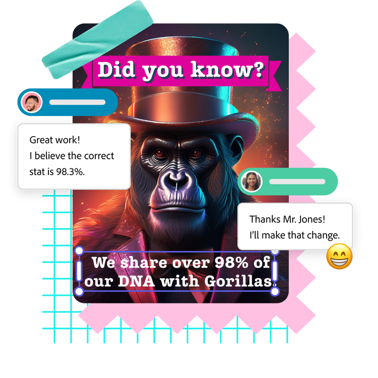 Gen AI gorilla image