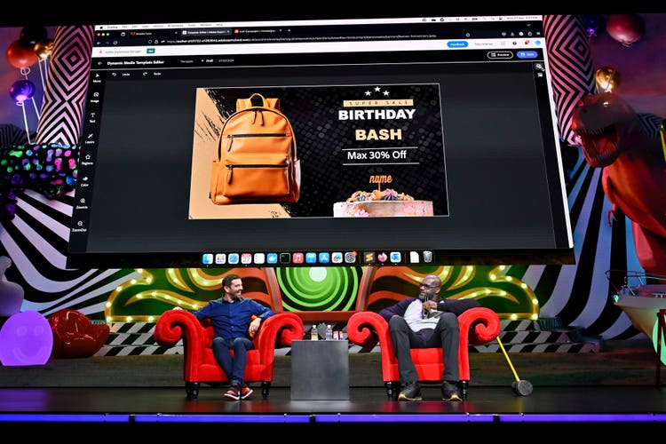 Adobe Summit – On stage, Sneaks image