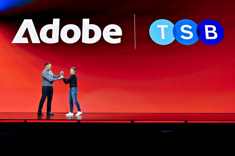 Adobe Summit – On stage with TSB image
